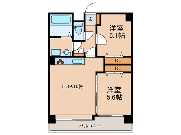 Ｊ－スクエアの物件間取画像